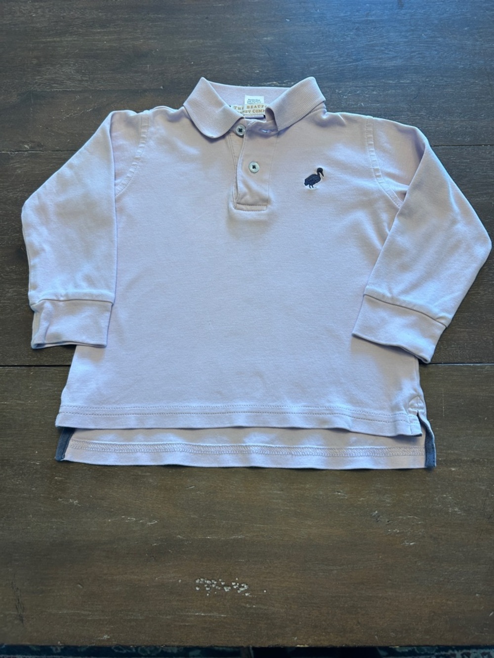 Beaufort Bonnet Company Pima Cotton Prim & Proper Pale Violet Long Sleeve Polo